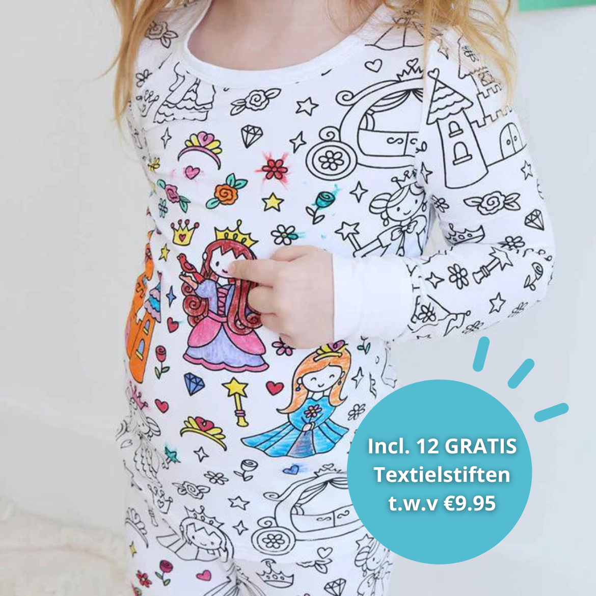 Farvelægning Børnepyjamas™ | Sjov og Elsket af Børn og Forældre!
