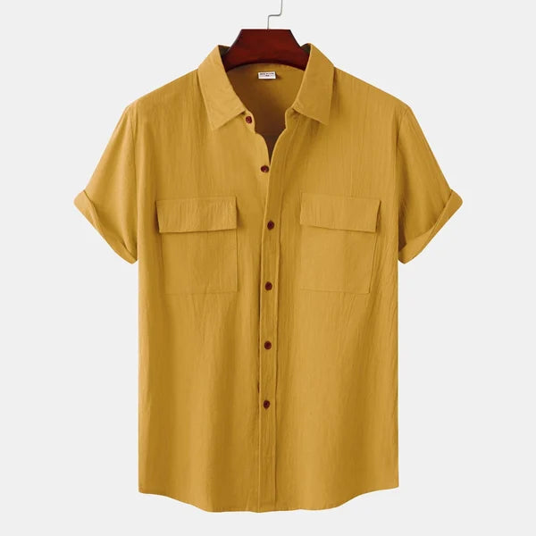 Claude | Chemise à manches courtes avec poches pour l'été - Image 8