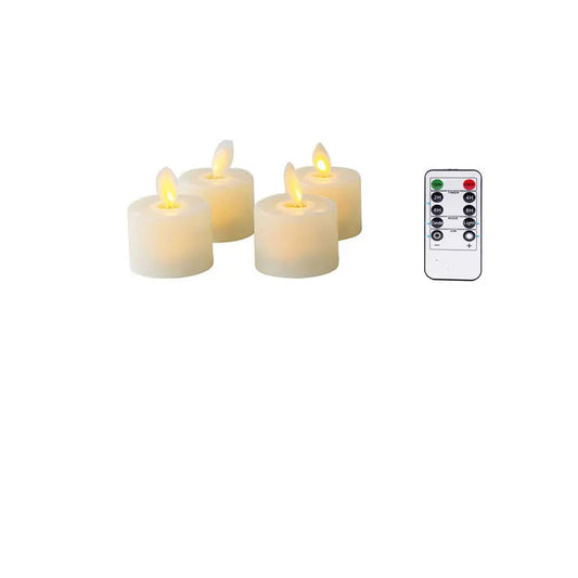 Flameless LED Tealight Stearinlys med Realistisk Bevægelse af Flamme til Atmosfærisk Dekoration