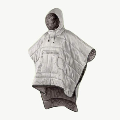 Fleeceforet Udendørs Poncho