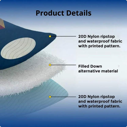 Fleeceforet Udendørs Poncho