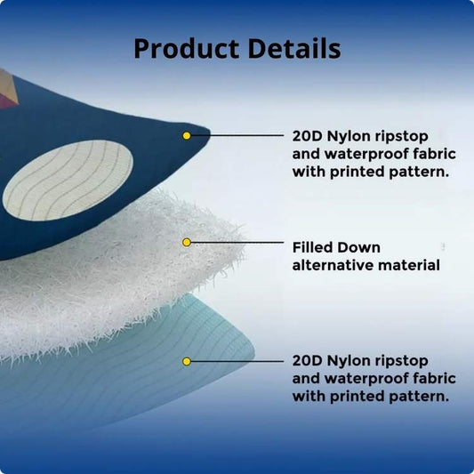 Fleeceforet Udendørs Poncho