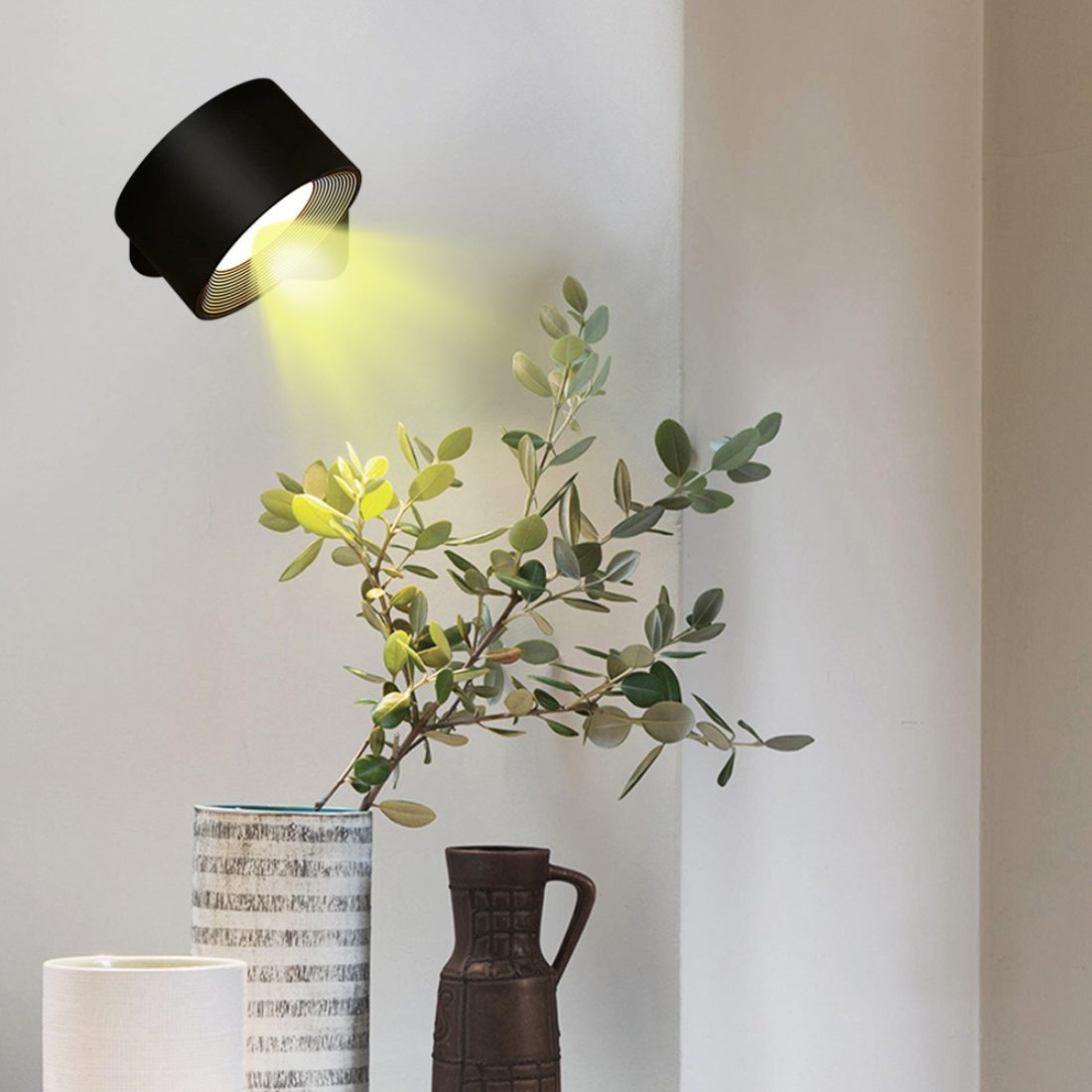 FlexiLamp - Trådlampe Genopladelig 360° Væglampe