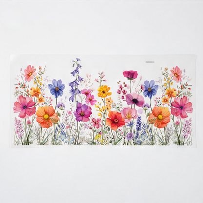 Florenza™ Akvarel Vildblomst Vinduesklæb