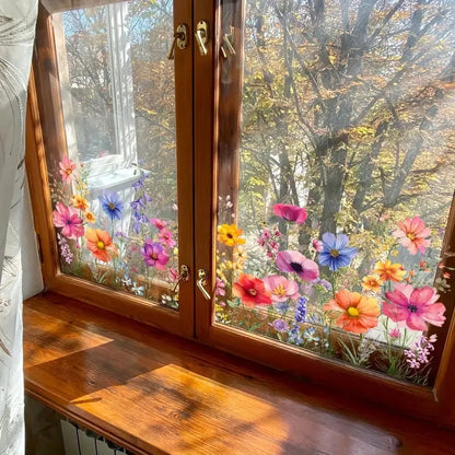 Florenza™ Akvarel Vildblomst Vinduesklæb