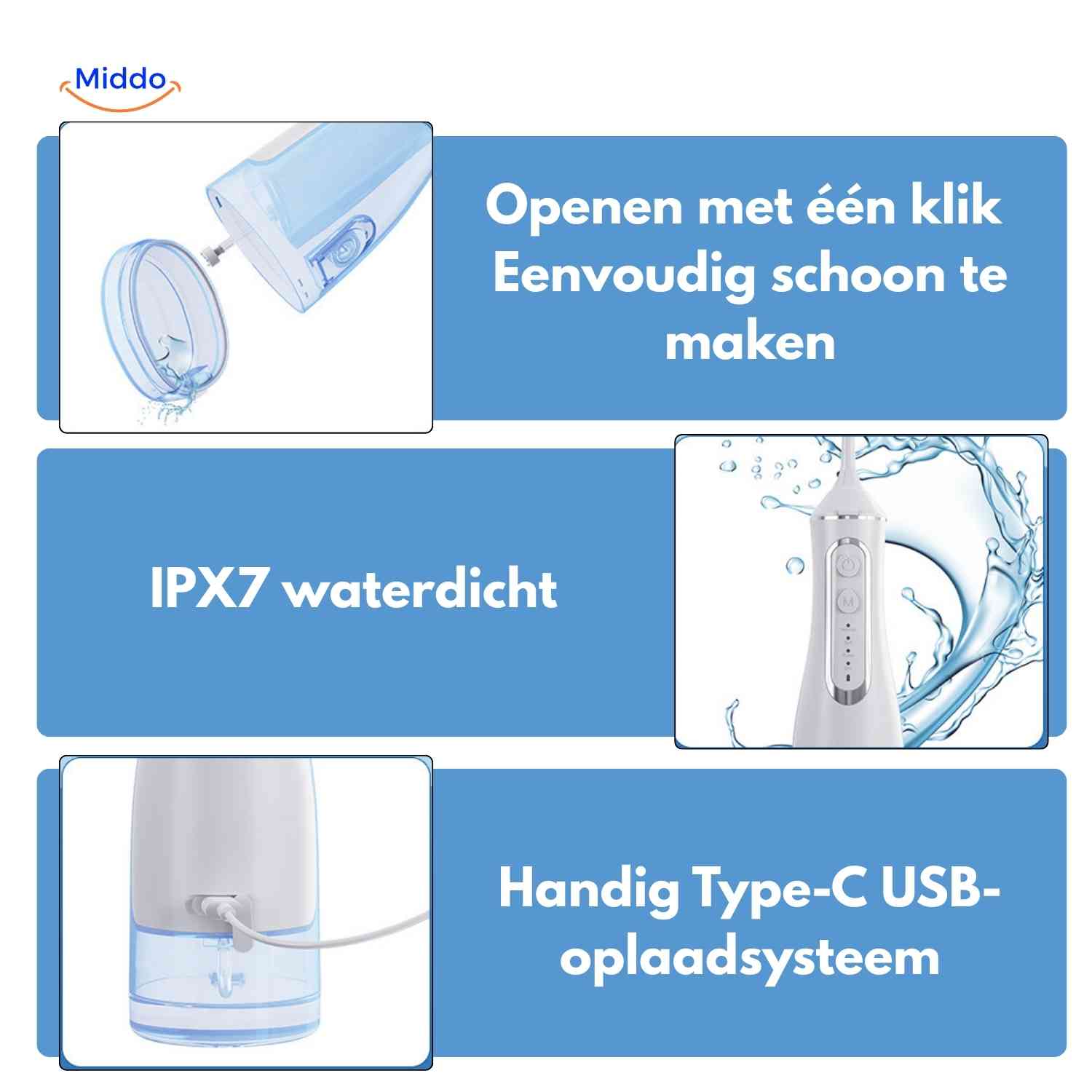 Flosso™ Vandflosser | Trådløs, Kompakt og Effektiv Rengøring