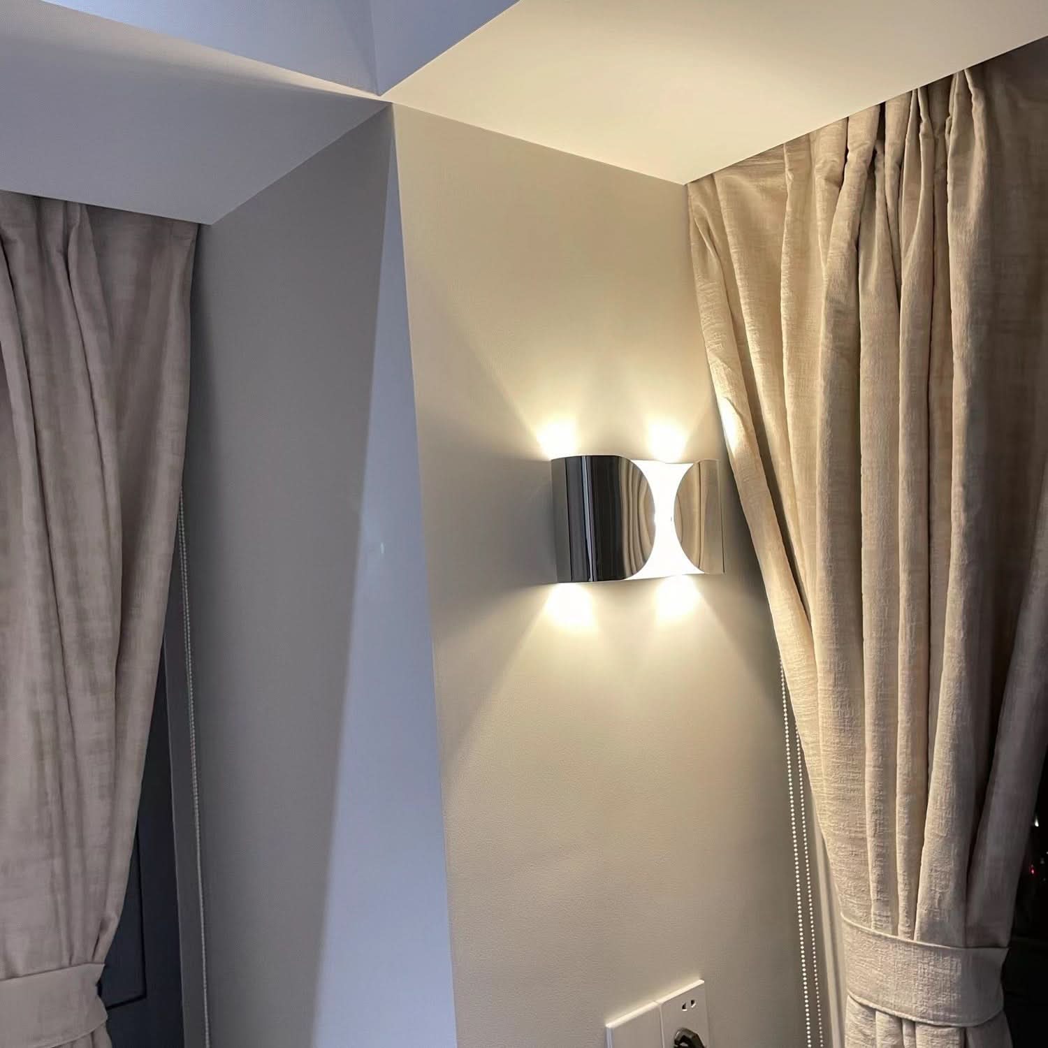 Foglio LED Væglampe – Sæt af 2 Moderne Indendørs Lys