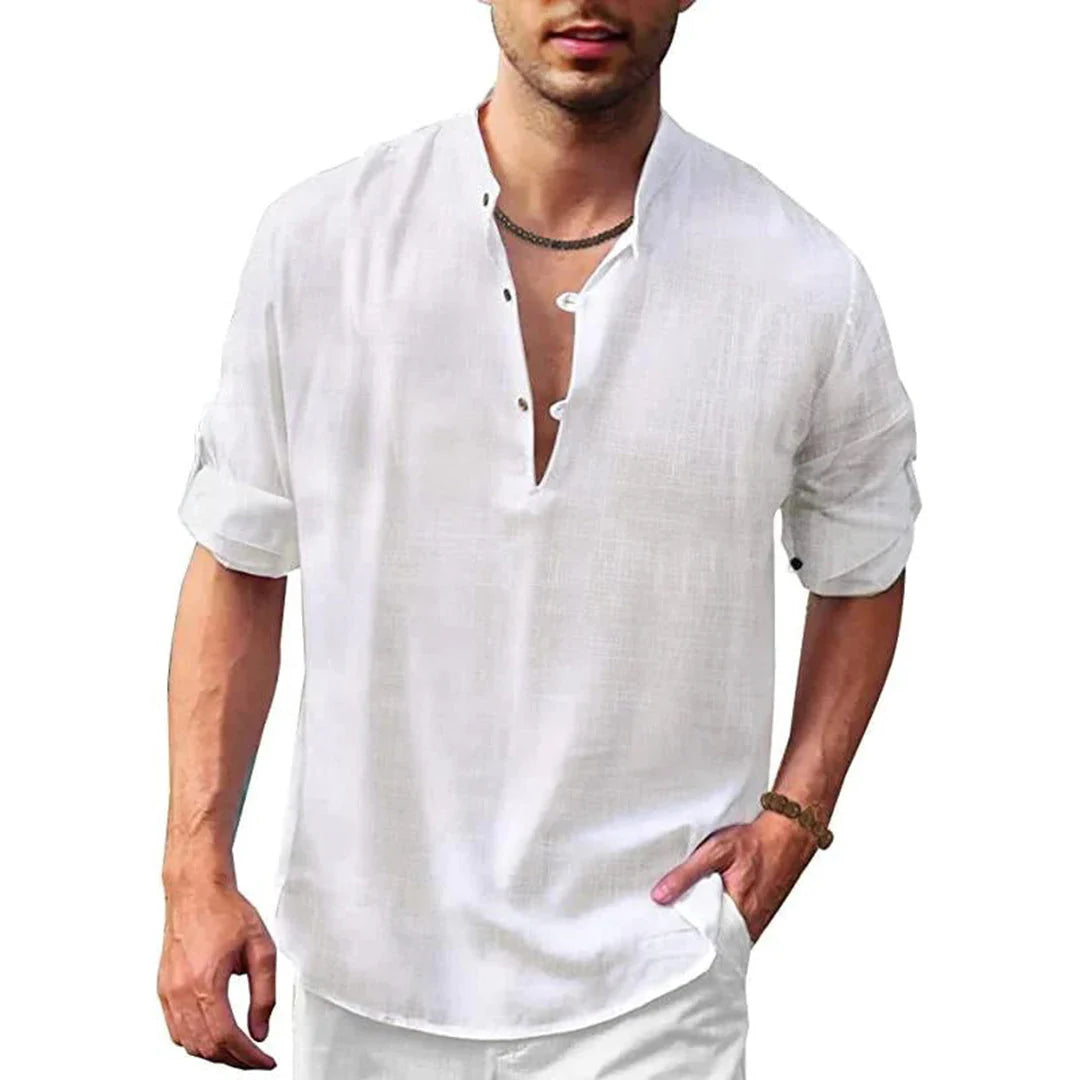 Image of Frode | Herre Casual Skjorte med Knapper