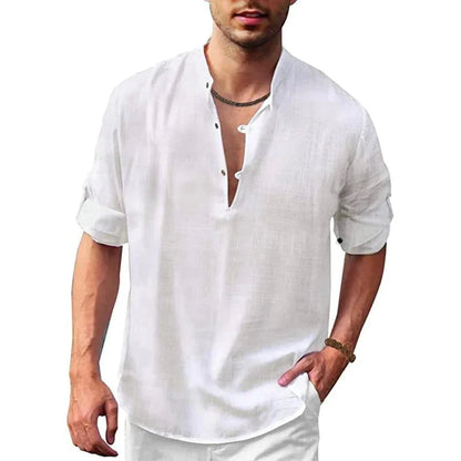 Image of Frode | Herre Casual Skjorte med Knapper
