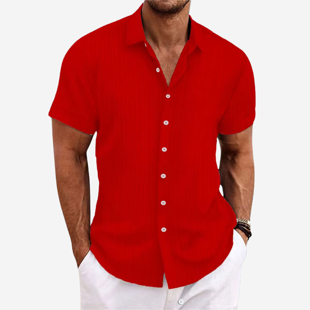 Image of Frode | Herre Casual Skjorte med Knapper