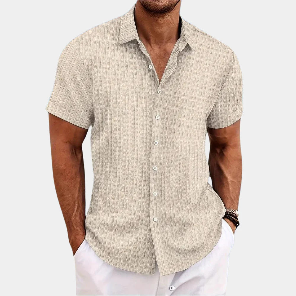 Image of Frode | Herre Casual Skjorte med Knapper