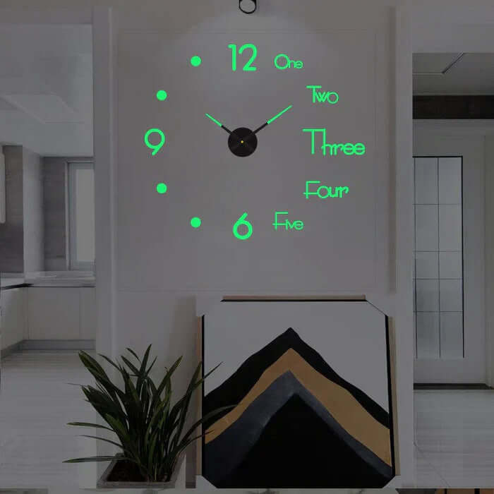 Gør Det Selv Vægur Stort 60-130cm - Moderne Design