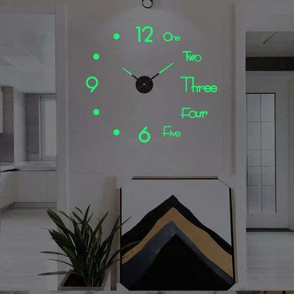 Gør Det Selv Vægur Stort 60-130cm - Moderne Design