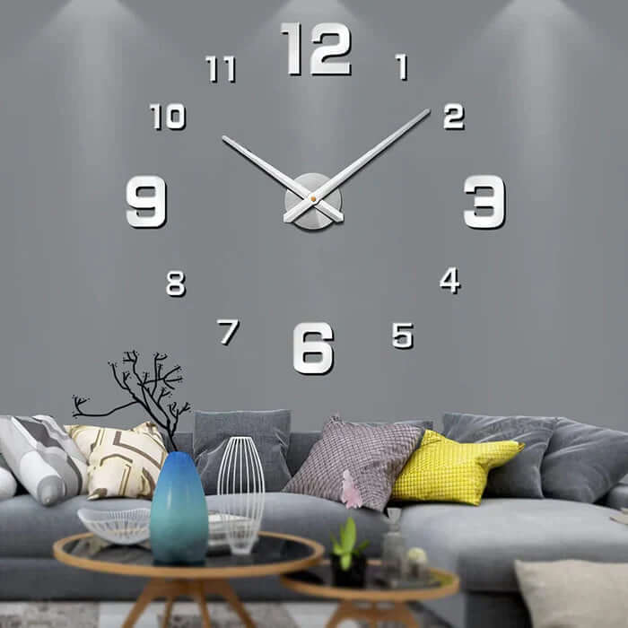Gør Det Selv Vægur Stort 60-130cm - Moderne Design