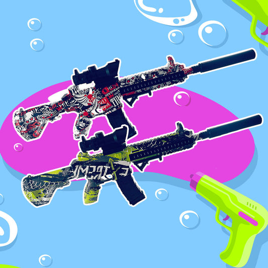 Gel Blaster Gevær - inklusive gel kugler - rækkevidde på 18+ meter -