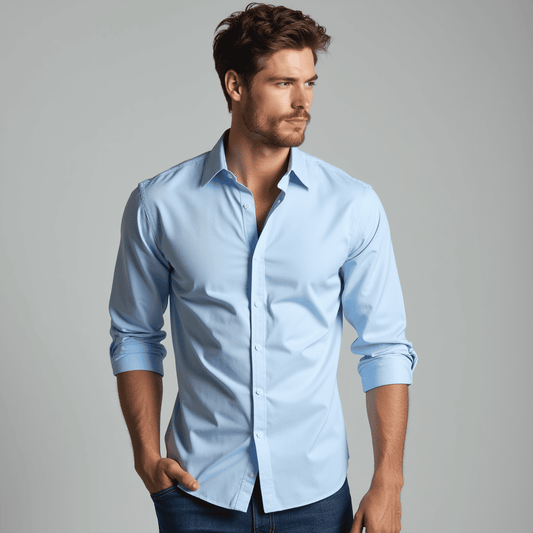 Cyrille | Chemise à Manches Longues Boutonnée pour Homme - Image 1