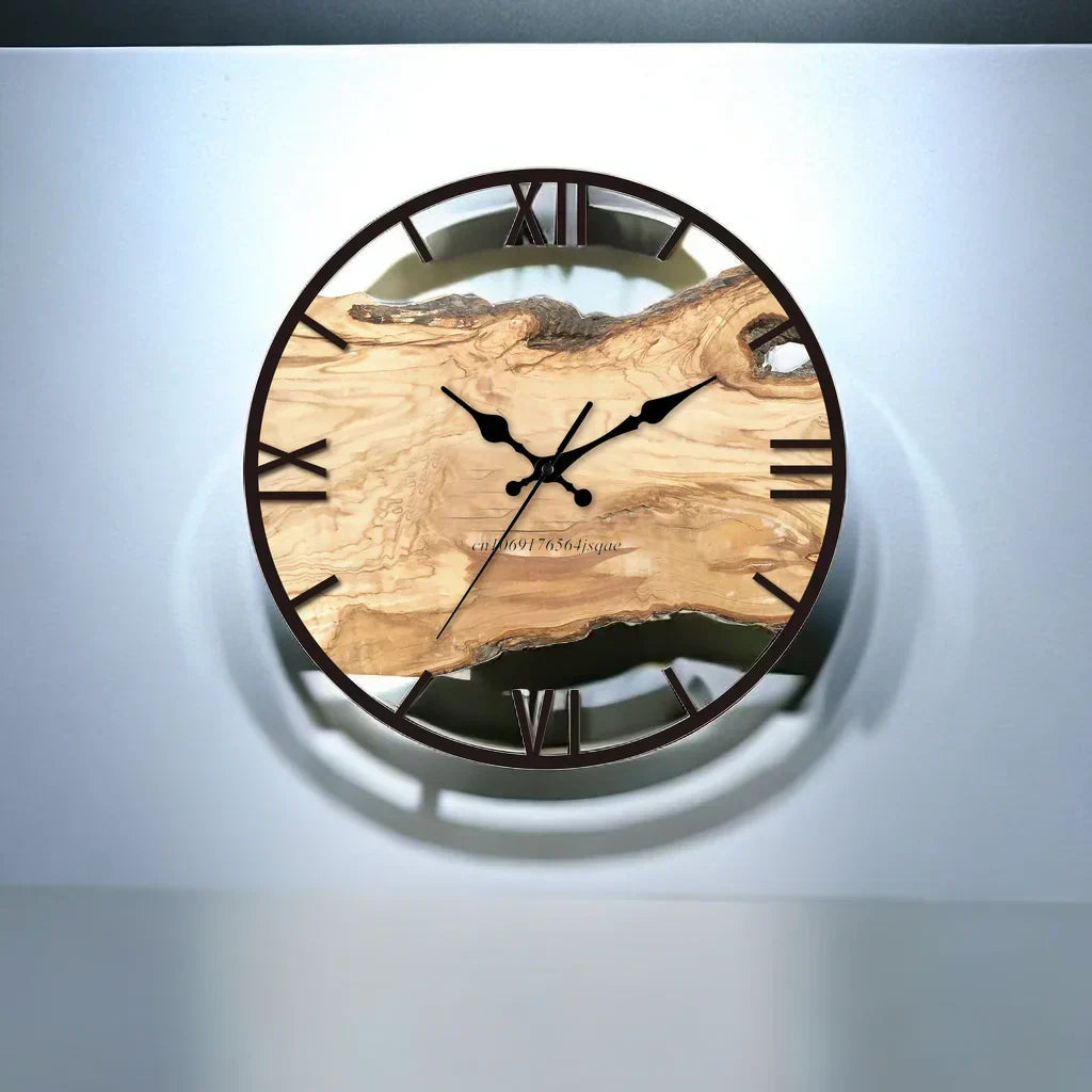 Gennemsigtig Vægur - Elegant Design
