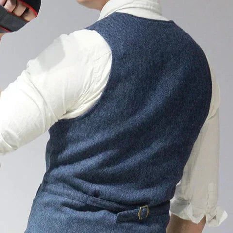 Grégory | Gilet Boutonné Ajusté pour Homme - Image 4