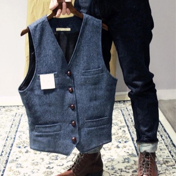 Grégory | Gilet Boutonné Ajusté pour Homme - Image 3