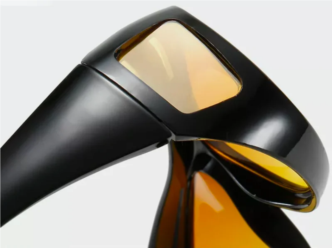 GlareCut | Natkørekikkerter med orange tone mod forlygter
