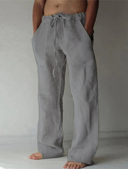 Raphaël | Pantalon baggy en lin pour hommes Aéré Confortable - Image 8