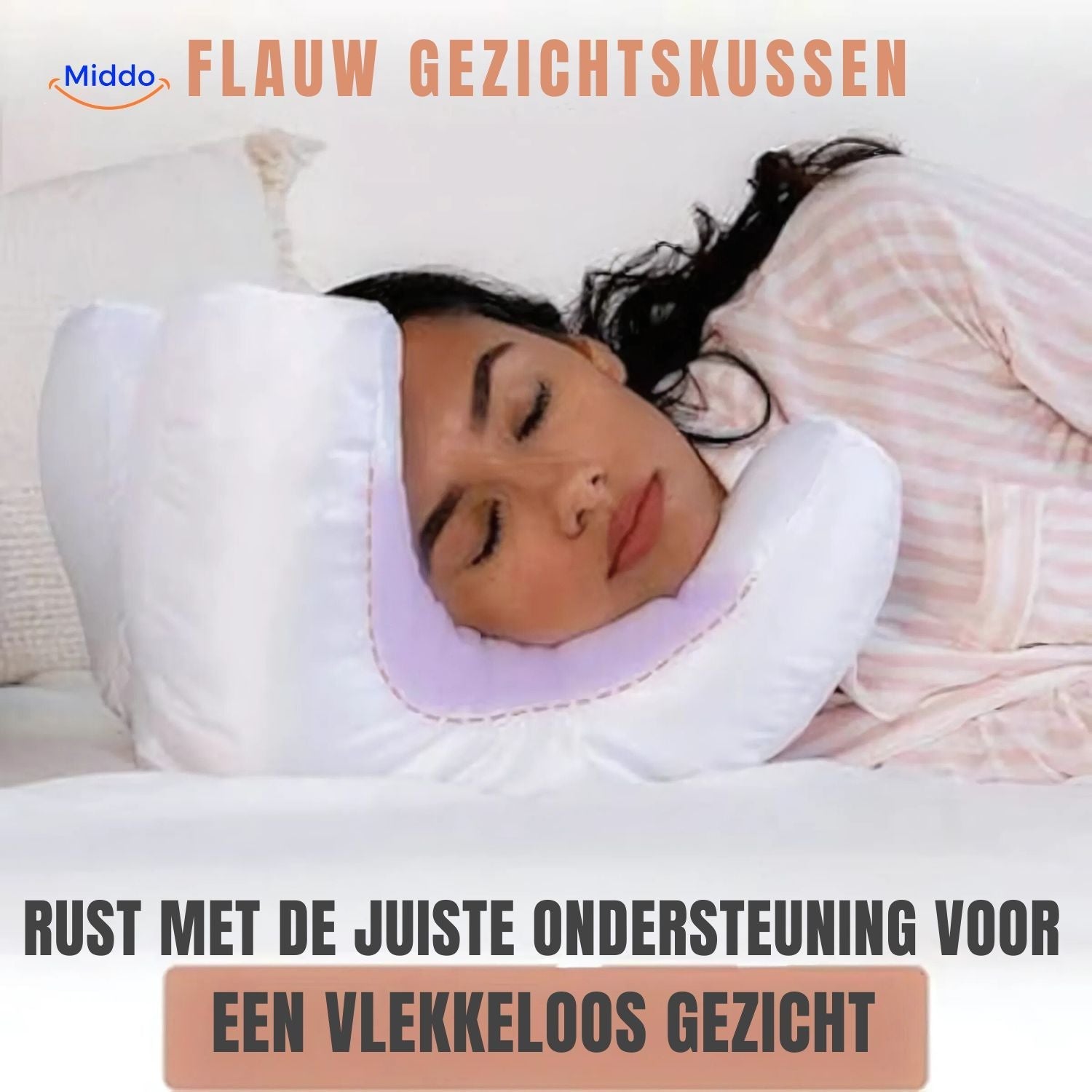 Glow™ Pude | Anti-rynke Komfort for Strålende Hud!