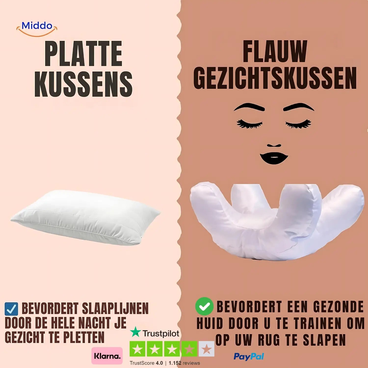 Glow™ Pude | Anti-rynke Komfort for Strålende Hud!