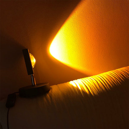 GlowBright Retro Sunset LED Bordlampe