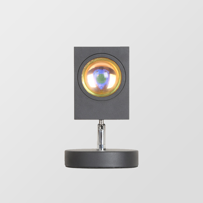 GlowBright Retro Sunset LED Bordlampe