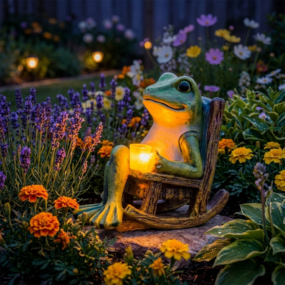 Glowfrog™ – Lysende Havefrø i Gyngestol