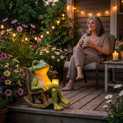 Glowfrog™ – Lysende Havefrø i Gyngestol