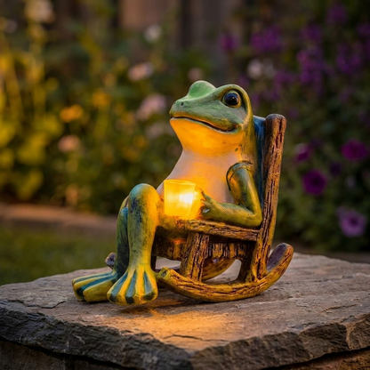 Glowfrog™ – Lysende Havefrø i Gyngestol