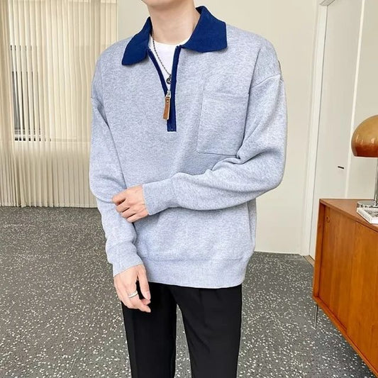 Jean | Pull Homme Demi-Zip - Image 1