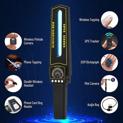 GPS Tracker Detektor #2026 – Avanceret Bug Sweeper til Skjulte Kameraer & Trackers
