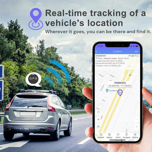 GPS Tracker | Magnetisk Montering | Realtids Tracking via App | SafeTrack