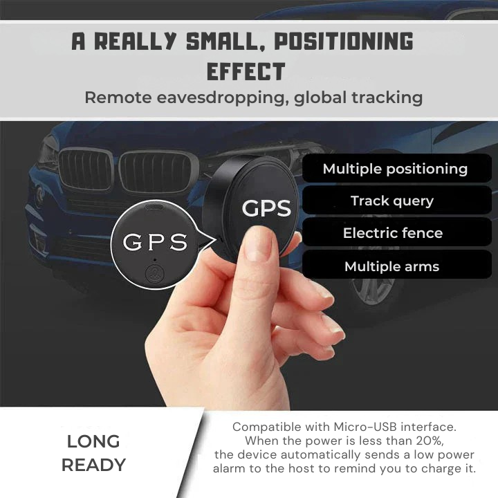 GPS Tracker | Magnetisk Montering | Realtids Tracking via App | SafeTrack