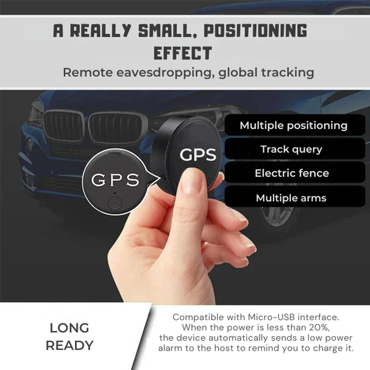 GPS Tracker | Magnetisk Montering | Realtids Tracking via App | SafeTrack