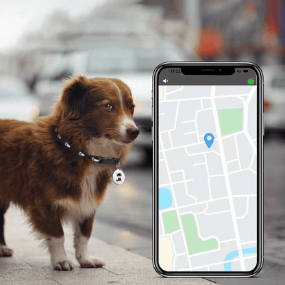 GPS Tracker til kæledyr med realtids tracking og lydalarm – Vandtæt design til hunde og katte