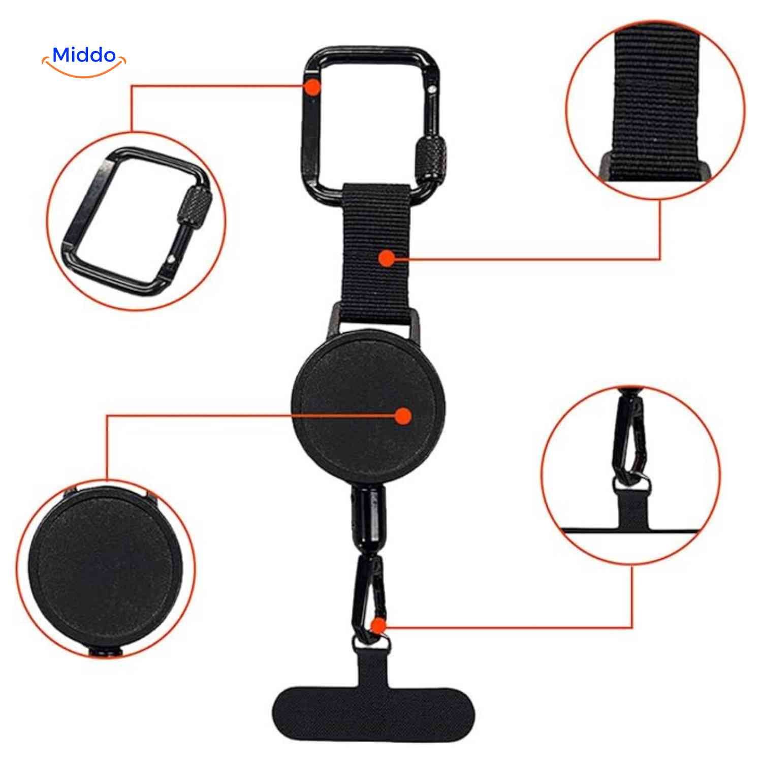 GripLock™ Holder | Tyverisikker, Udtrækkelig og Super Bærbar!