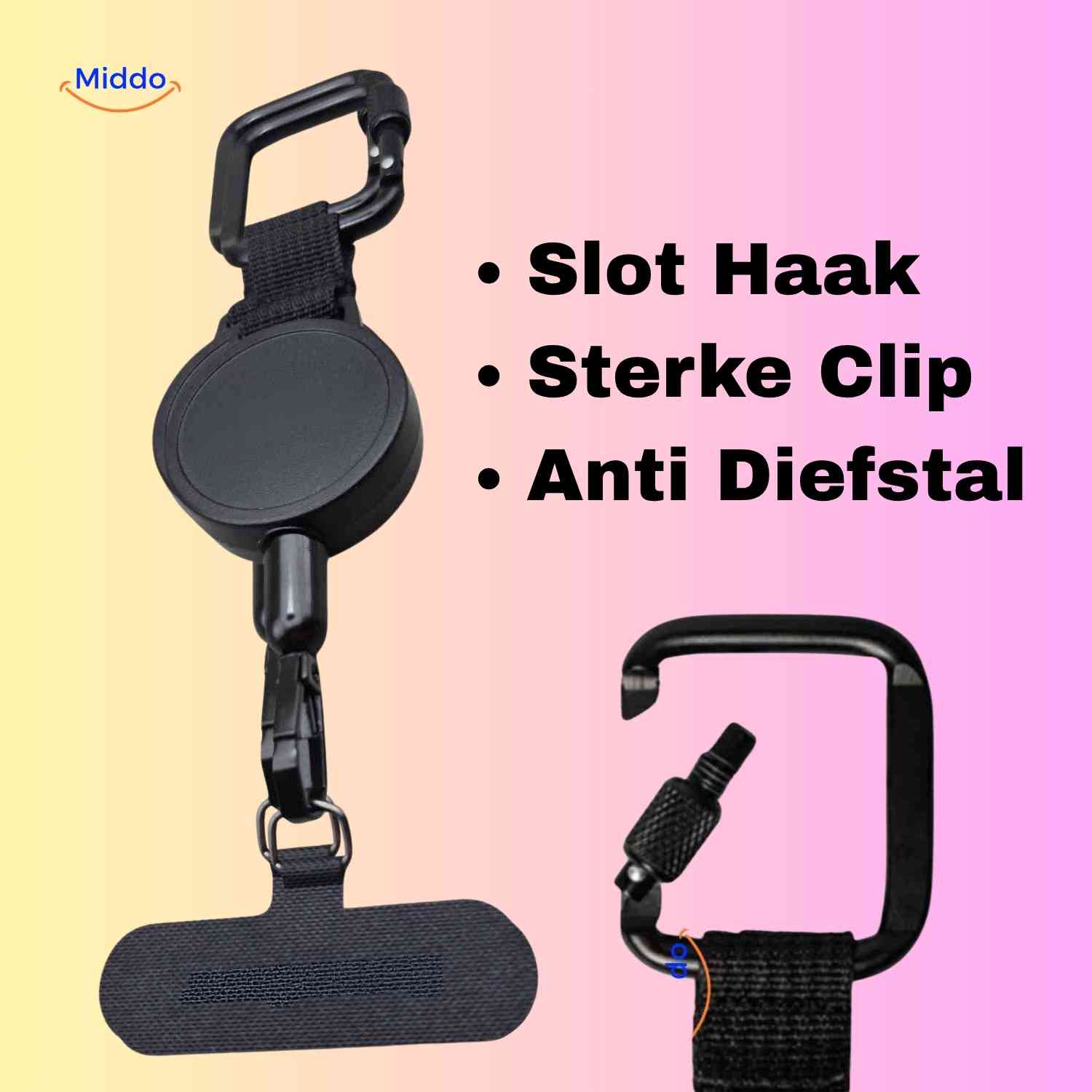 GripLock™ Holder | Tyverisikker, Udtrækkelig og Super Bærbar!