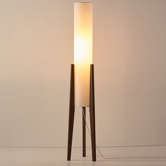 Gulvlampe i Valnød - Moderne & Retro Design | Art Lampe