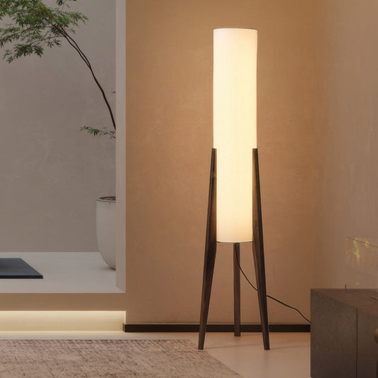 Gulvlampe i Valnød - Moderne & Retro Design | Art Lampe