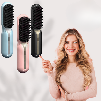 Hårglatter | Trådløs glattebørste | Hurtig styling & skinnende hår | IonFlex Styler