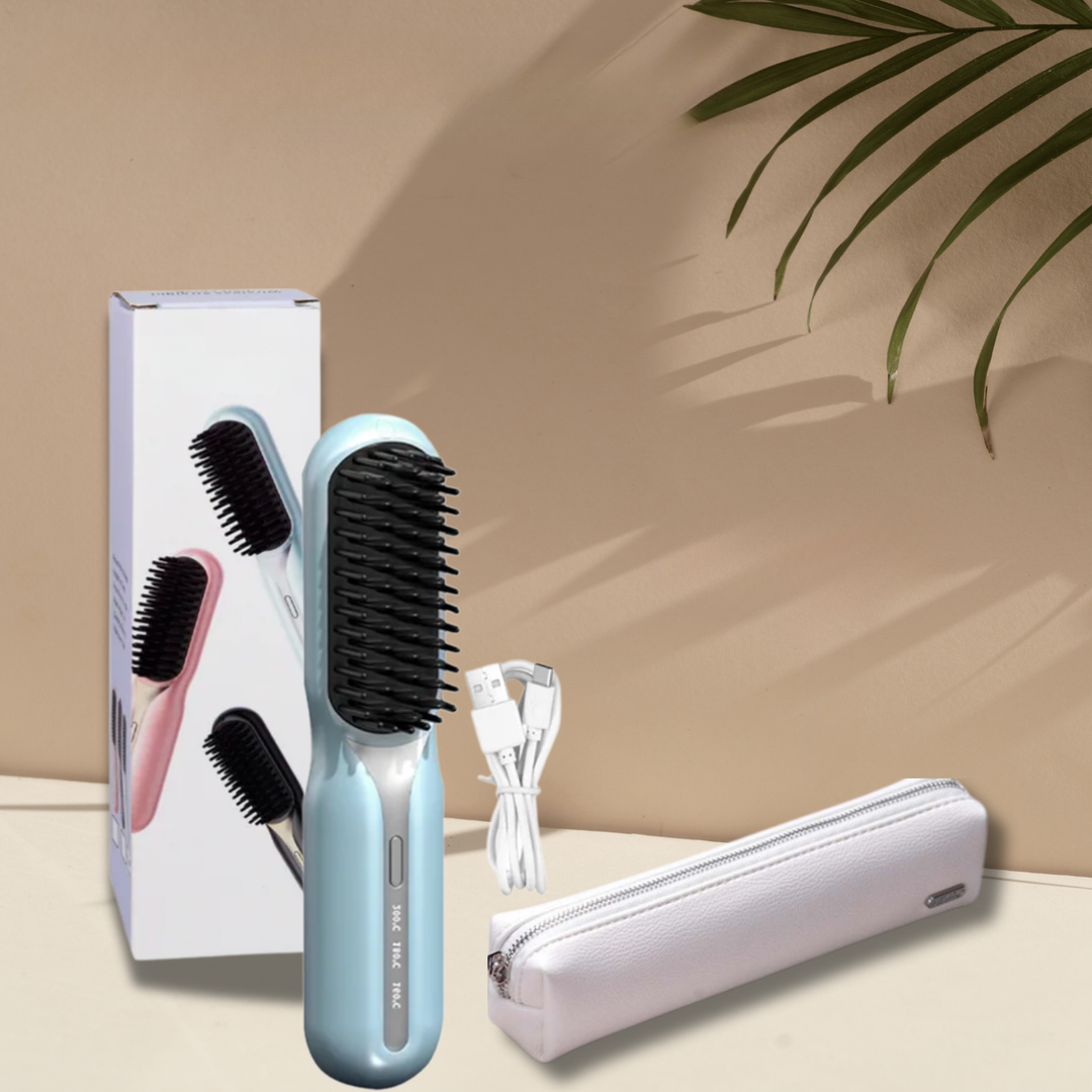 Hårglatter | Trådløs glattebørste | Hurtig styling & skinnende hår | IonFlex Styler