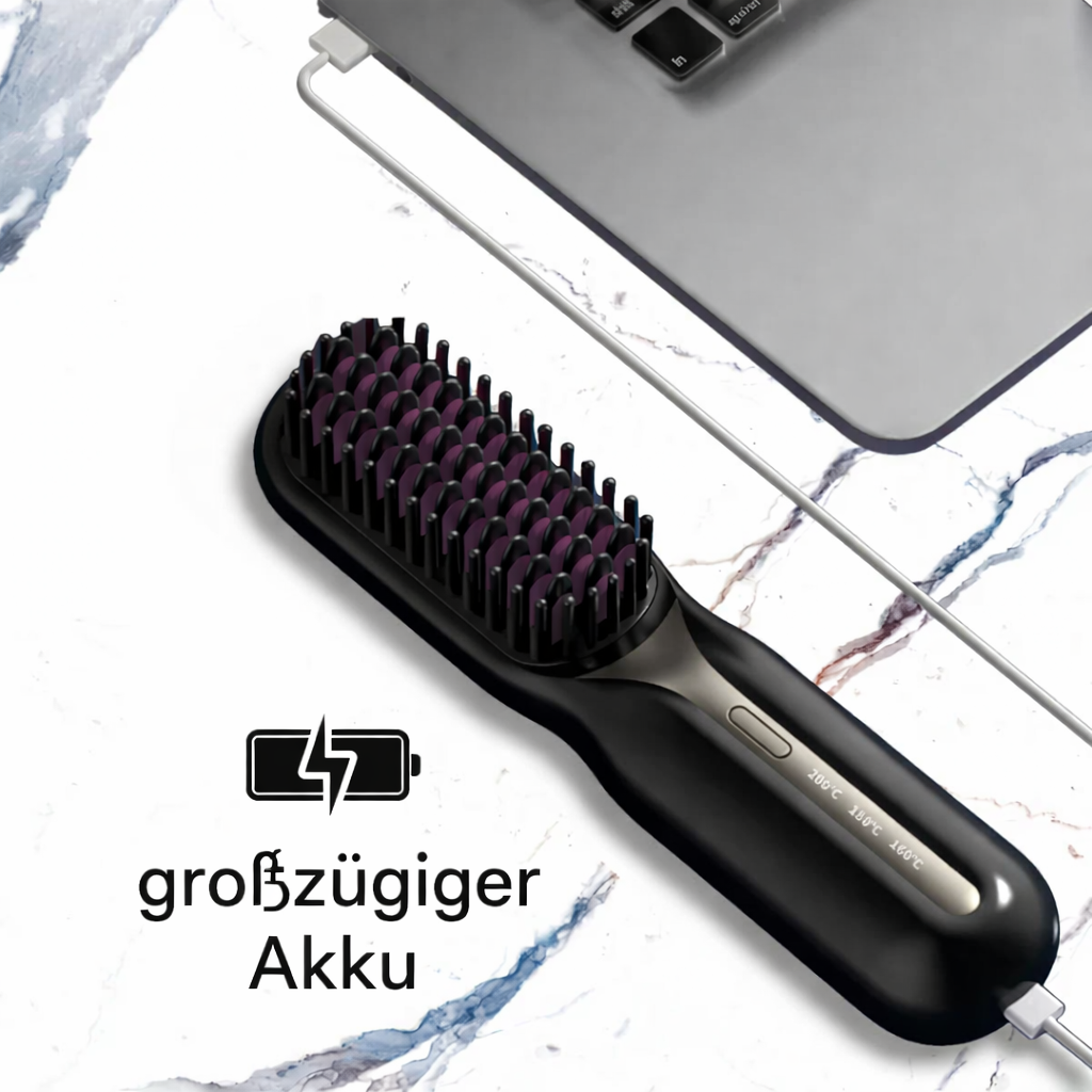 Hårglatter | Trådløs glattebørste | Hurtig styling & skinnende hår | IonFlex Styler