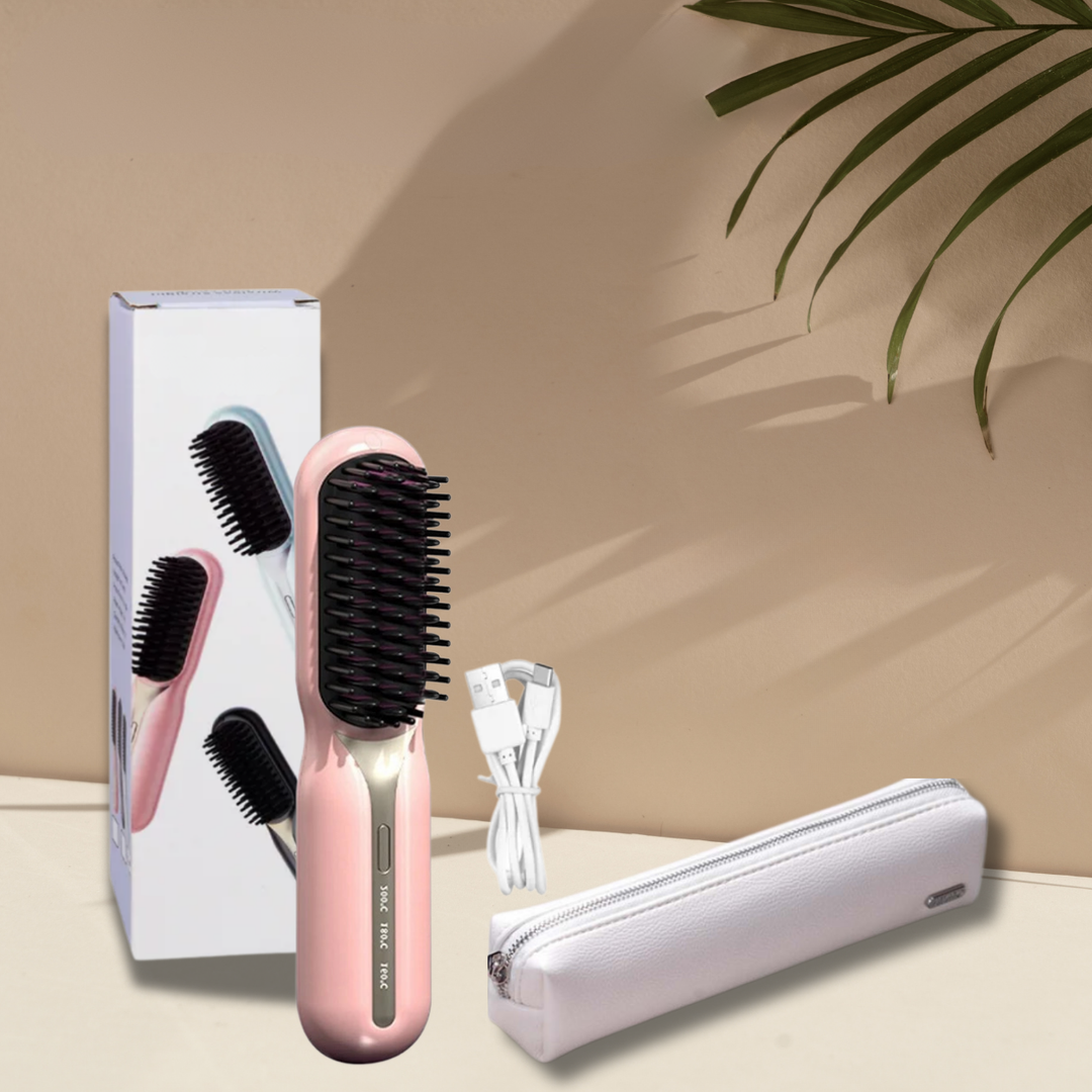Hårglatter | Trådløs glattebørste | Hurtig styling & skinnende hår | IonFlex Styler