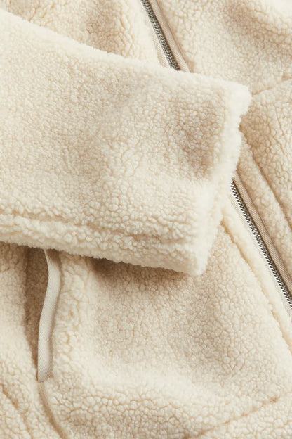 Ivana | Manteau Sherpa Zippé pour Femme - Image 6