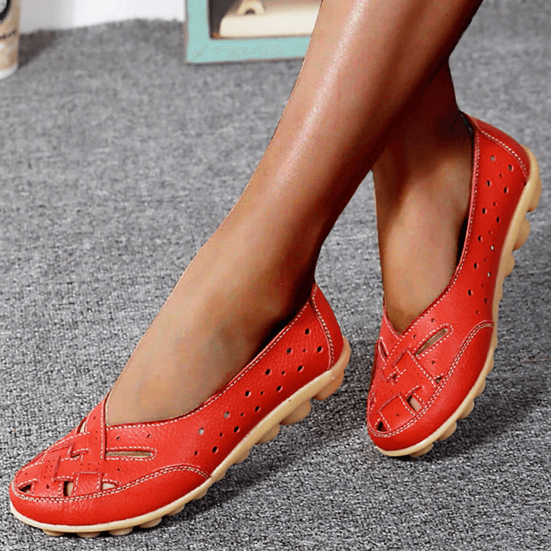 Happy™ SoftShoes: Fleksible Bløde Polstrede Flade Sko til Kvinder