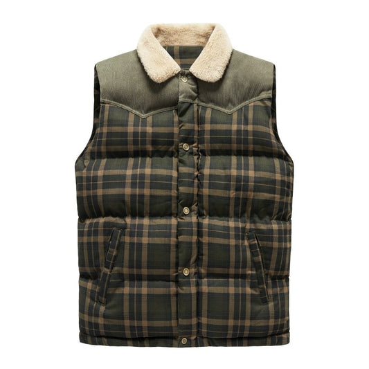 Lamine | Gilet matelassé homme à col Sherpa - Image 2