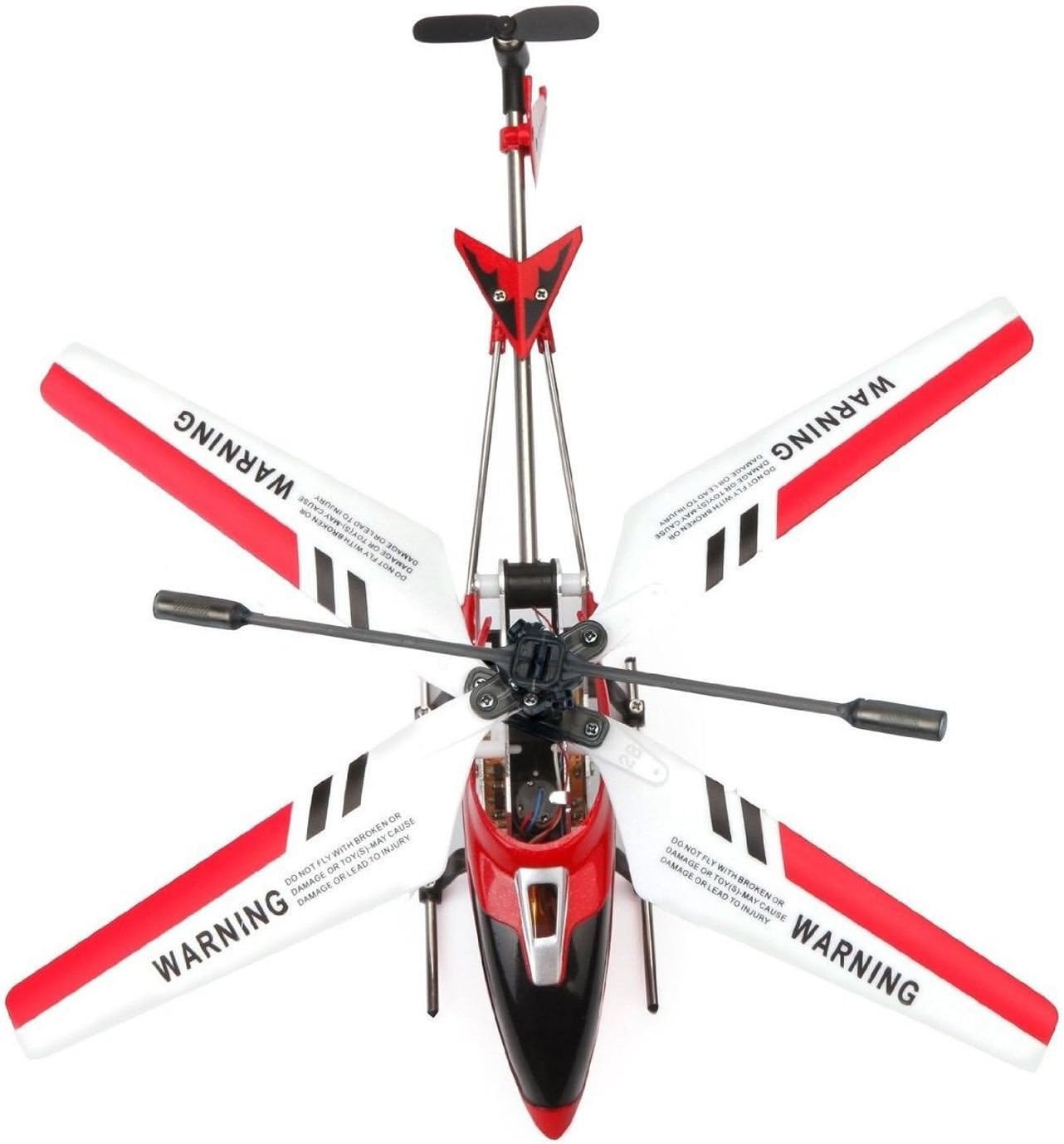 Hercules Ubrudelig Mini RC Helikopter med Gyro - Rød